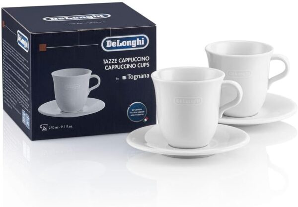 De'Longhi Cappuccino Cups Set of 2 270 ml DLSC309