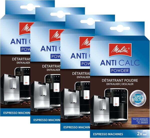 Melitta Anti Calc Descaling Powder (Pack of 4)