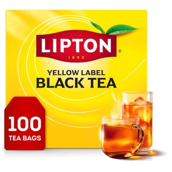 Lipton Black Tea Bags 100 Total Bags