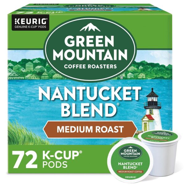 Green Mountain Nantucket Blend Coffee, K-Cup Pods, 72 Count