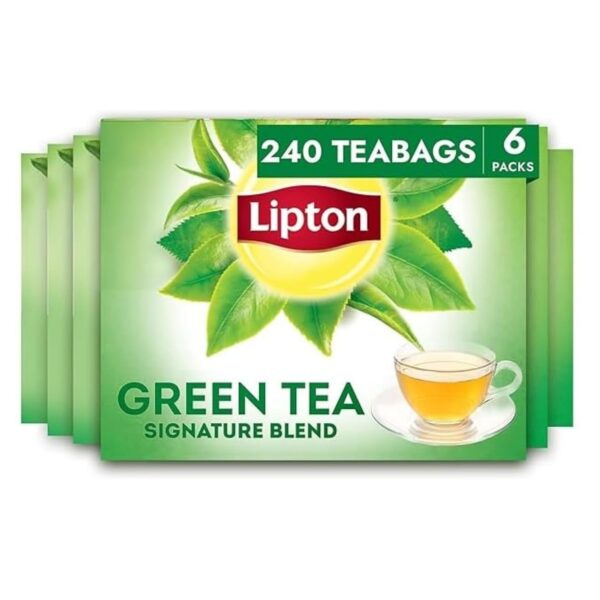 Lipton Signature Blend Green Tea with Jasmine 240-Count 40ct (6-Pack)
