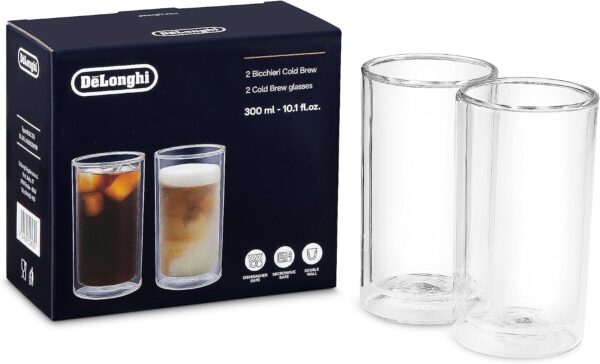 De'Longhi Cold Brew Glasses 300 ml Set of 2 DLSC325