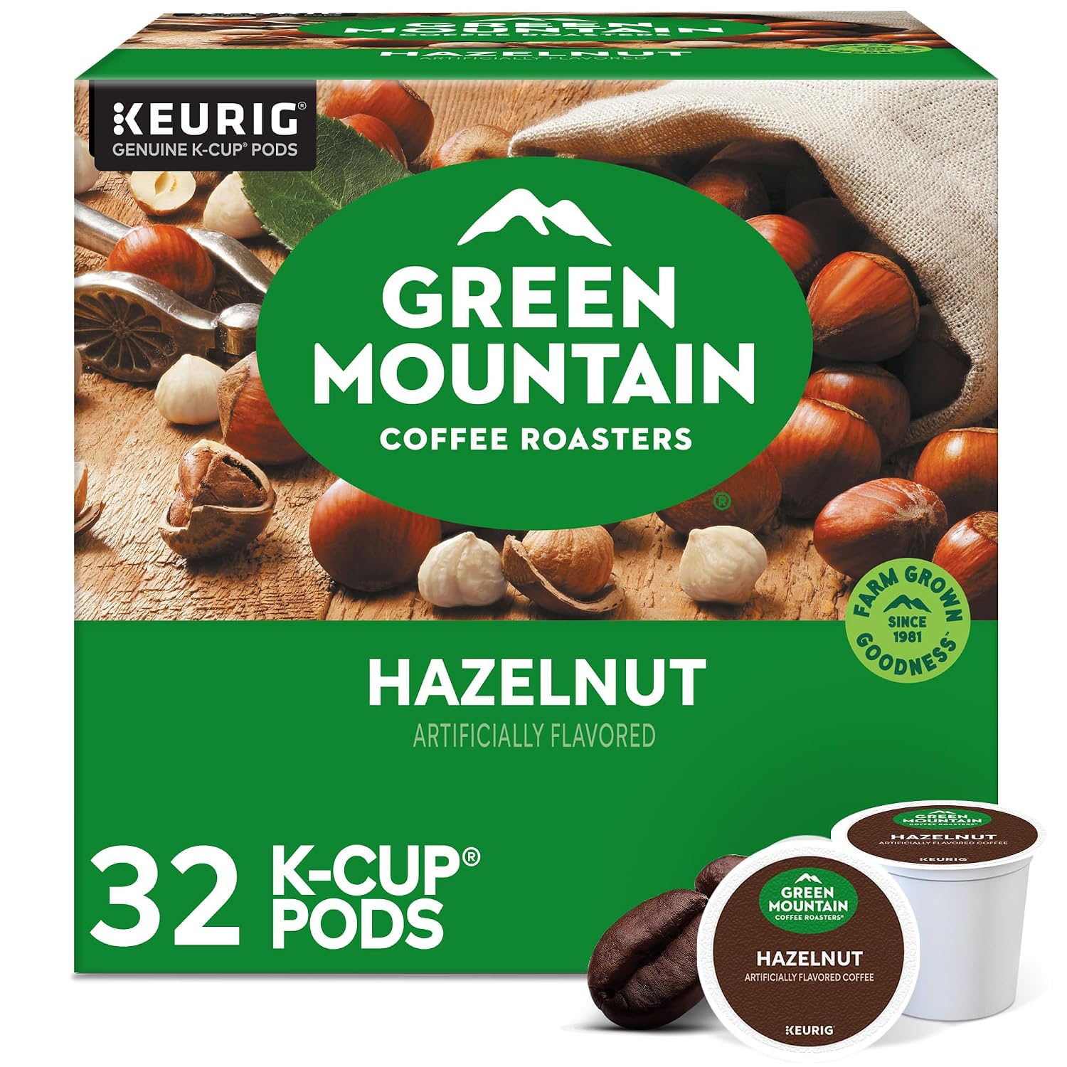 Wholesale Green Mountain Hazelnut 32 K-Cups