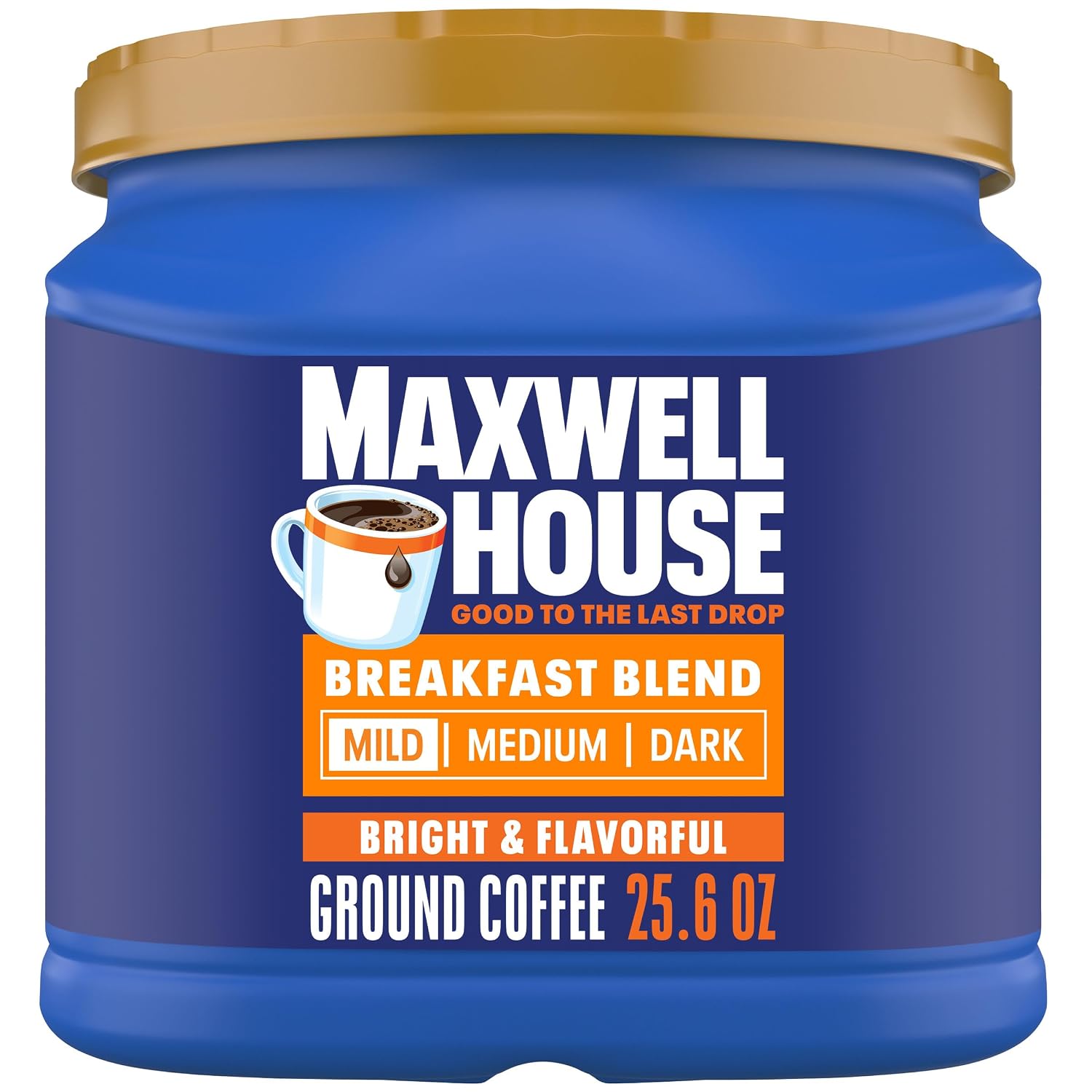 Wholesale Maxwell House Breakfast Blend Mild Coffee 25.6 oz