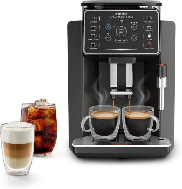 Krups Sensation Hot & Cold Dark Gray EA913HE0