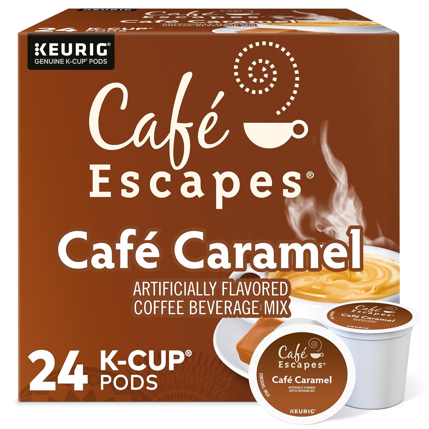 Wholesale Cafe Escapes Cafe Caramel K-Cups 24-Ct