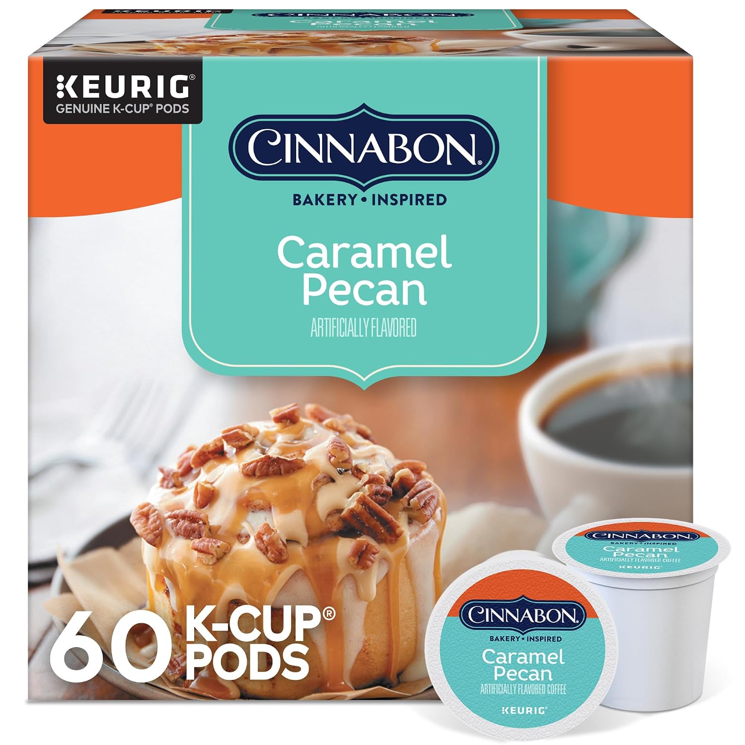 Wholesale Cinnabon Caramel Pecan K-Cups 60-Ct