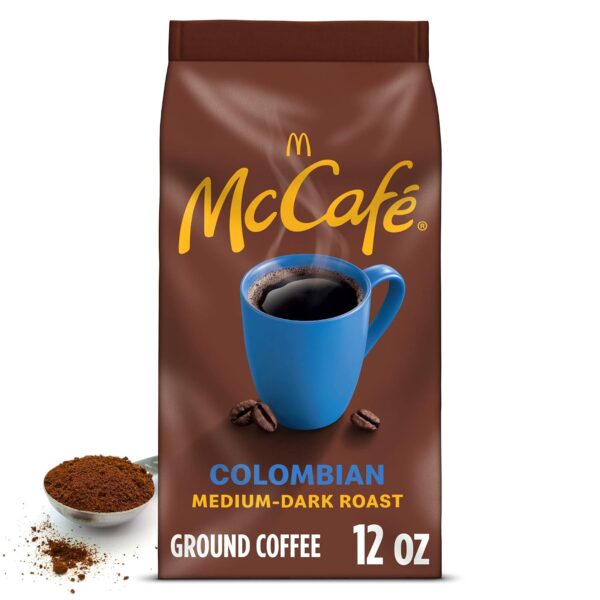 McCafe Colombian Medium Roast Ground Coffee, 12 Oz Bag