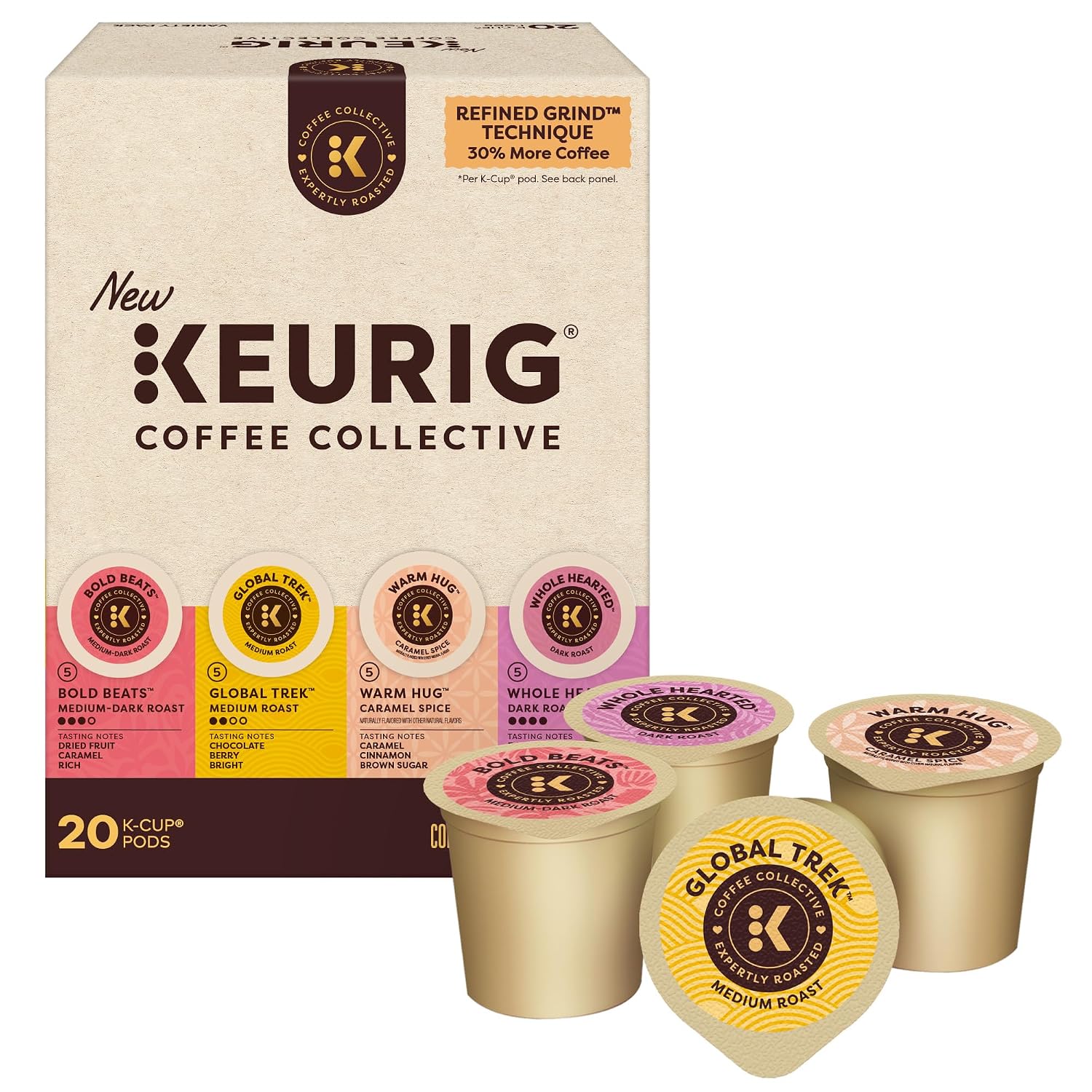 Wholesale Keurig Variety Pack K-Cups 20-Ct