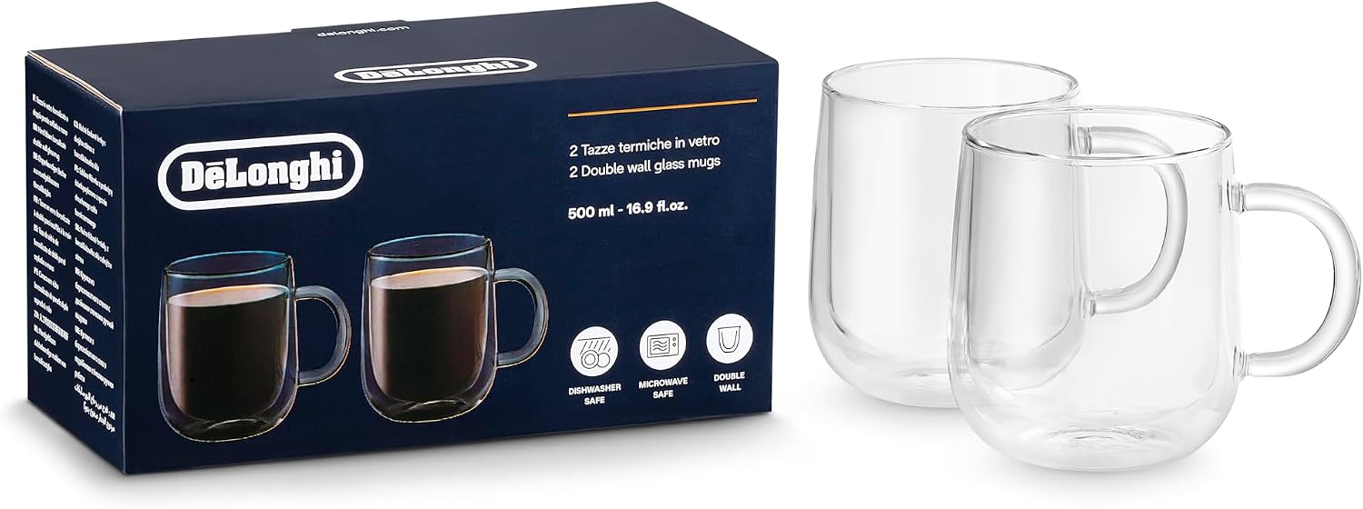 wholesale De'Longhi Thermal Glasses 500ml DLSC327