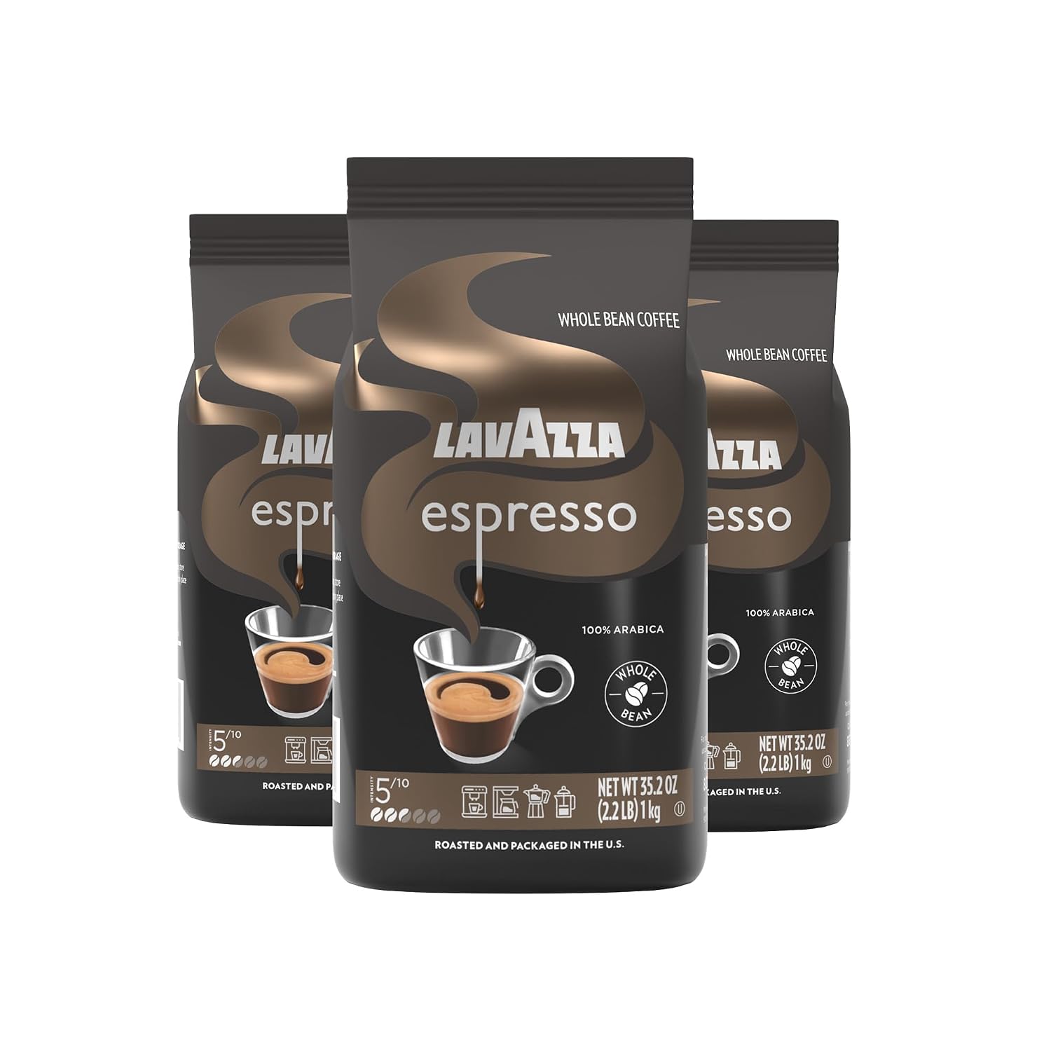 Wholesale Lavazza Espresso Arabica Whole Bean 3-Pack