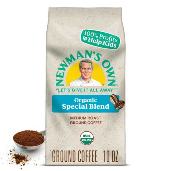 Newman's Own Organics Special Breakfast Blend, Ground, Brown, 10 Oz