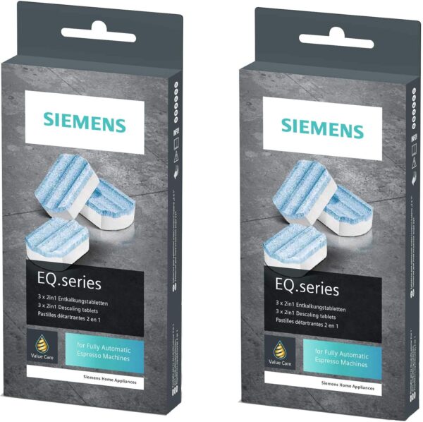 Siemens Descaling Tablets Pack of 2 x 3 TZ80002